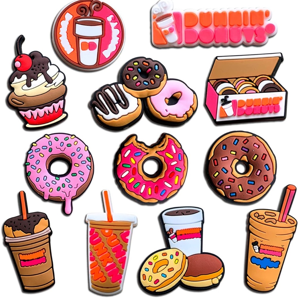 NEW Dunkin Donut Croc Charms